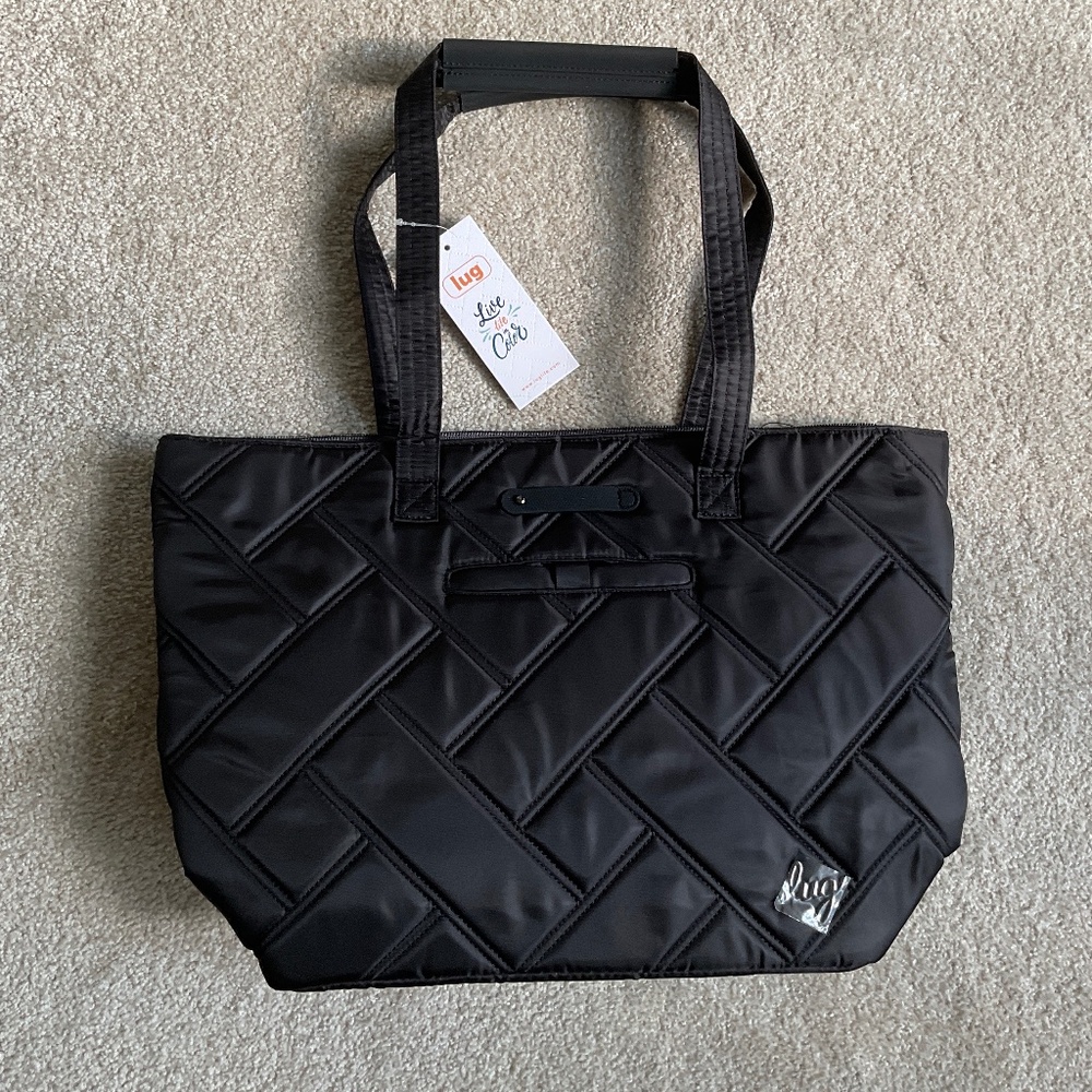 LUG Lug Skyliner 2 Tote NWT Bag Black - Picture 6 of 9